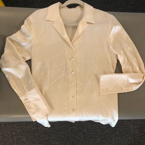 Vintage Chanel button down blouse. S/M